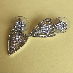 Touchstone Crystal Shield earrings